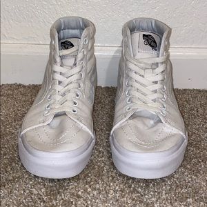 White High Top Vans